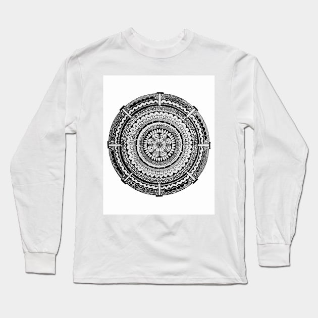 Temblor Negro Long Sleeve T-Shirt by lizzyad